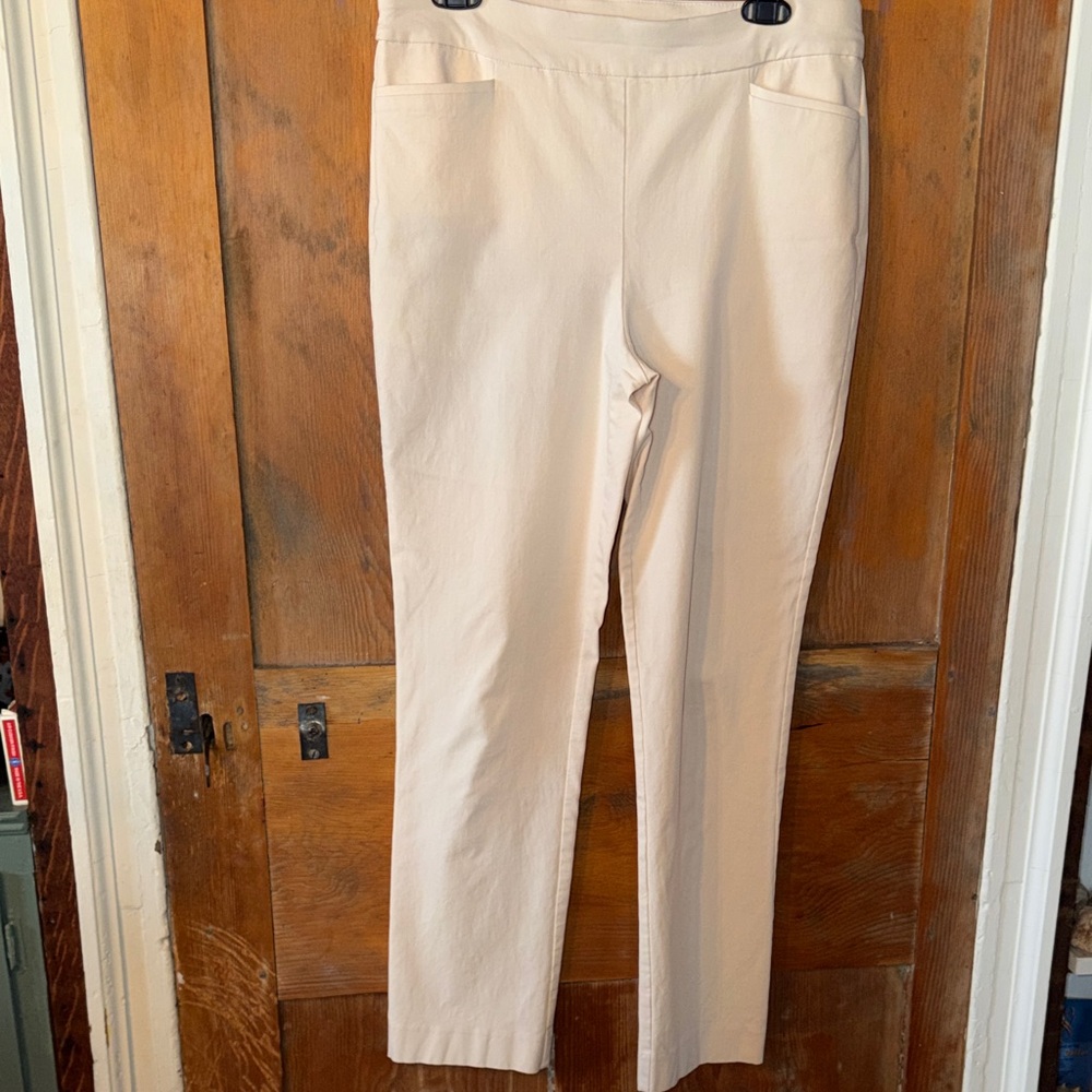 Chico's Tan Straight Leg Women's Pants